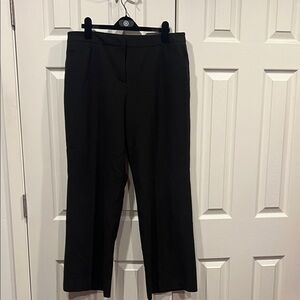 Nicole Miller Elegant Black Wide Leg Trousers